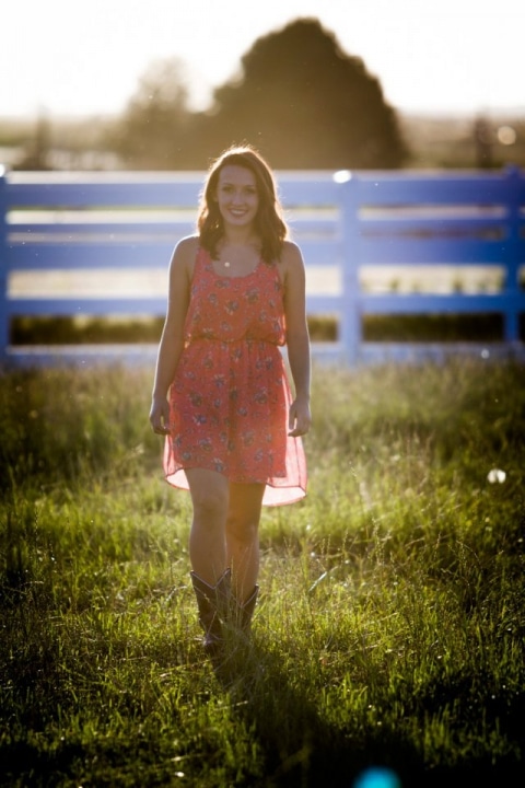 Alex on location North of Filer.