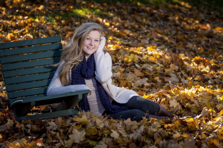 Sydney outdoors at the studio.
